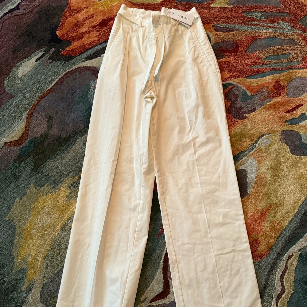 BNWT Derek Lam 10 Crosby size 4 white pants